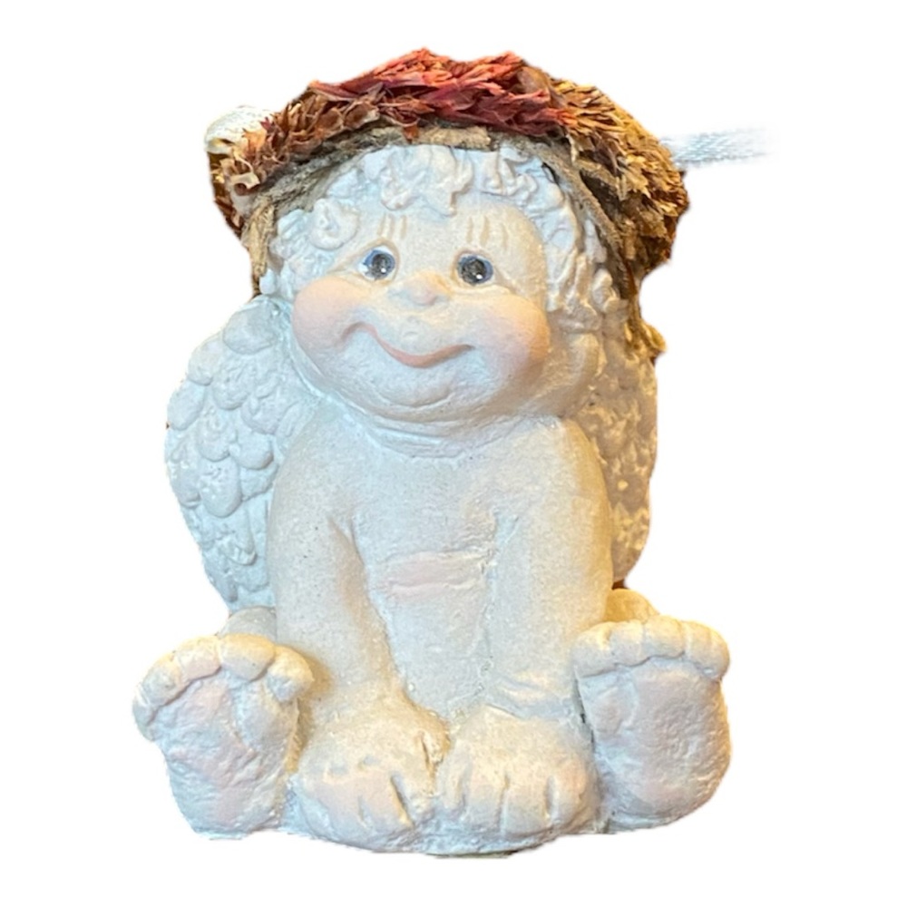 VTG 1996 Dreamsicles Cherub Figurine Sitting Pretty Kristin Haynes Cast Art
